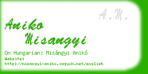 aniko misangyi business card