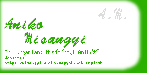 aniko misangyi business card